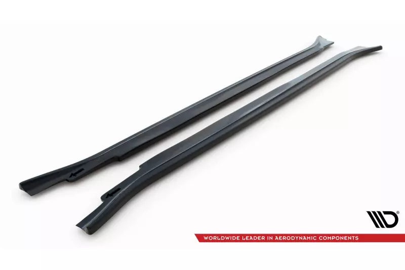 Maxton Design Seitenschweller (Paar) für BMW X5 E70 M Paket Facelift Hochglanz schwarz – Ansicht 3