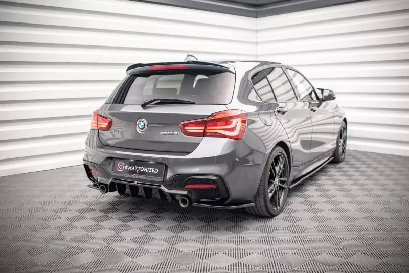 Maxton Design Diffusor Flaps für BMW 1er F20 Facelift M Power Hochglanz schwarz – Ansicht 2