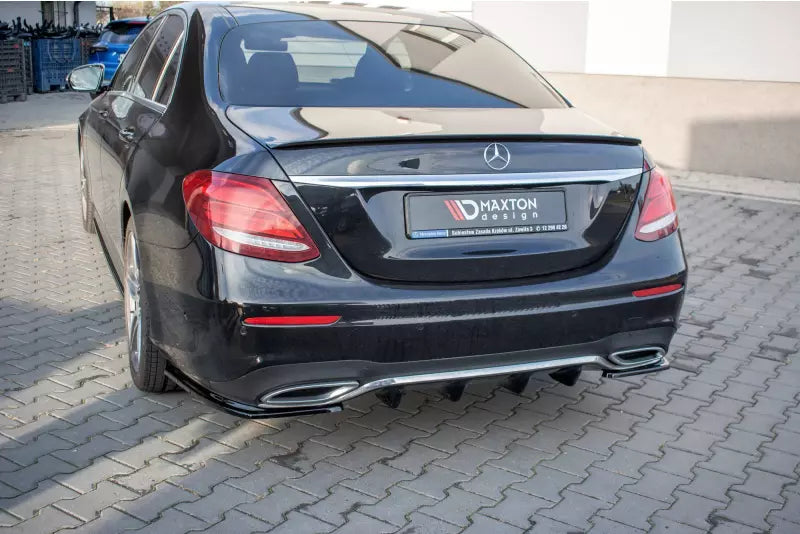 Maxton Design Heckspoiler Lippe für Mercedes E-Klasse W213 AMG-Line Hochglanz schwarz – Ansicht 2