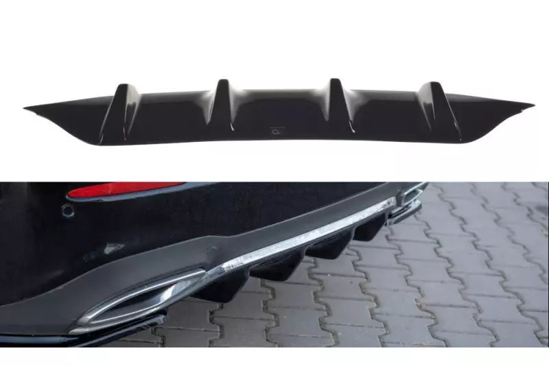 Maxton Design Heckdiffusor für Mercedes E-Klasse W213 E43 AMG / AMG-Line Hochglanz schwarz – Ansicht 1