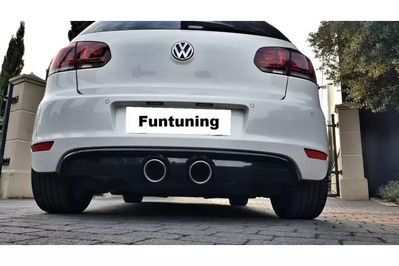 Maxton Design Heckdiffusor R32 Look für VW Golf 6 Serie Hochglanz schwarz – Ansicht 1