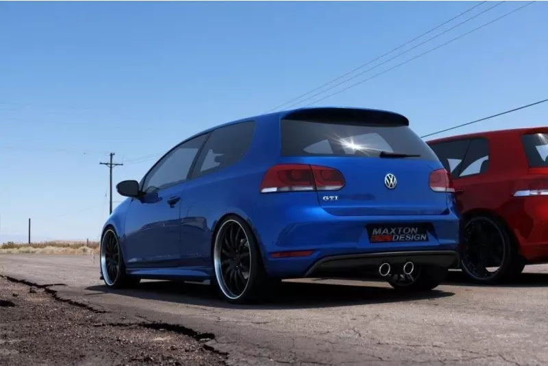 Maxton Design Heckdiffusor R32 Look für VW Golf 6 GTI / GTD Hochglanz schwarz – Ansicht 1
