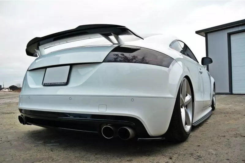 Maxton Design Diffusor Flaps für Audi TT S 8J Hochglanz schwarz – Ansicht 2