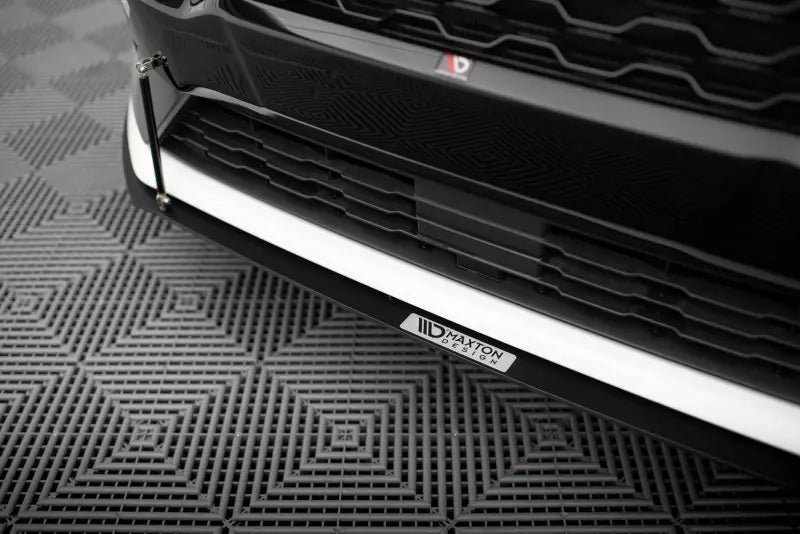 Maxton Design Street Pro Frontlippe V.2 für Ford Fiesta ST / ST-Line Mk8 Hochglanz schwarz – Ansicht 3