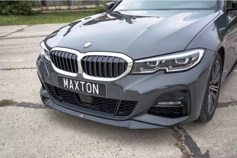 Maxton Design Frontlippe V.1 für BMW 3er G20 M Paket Hochglanz schwarz – Ansicht 2