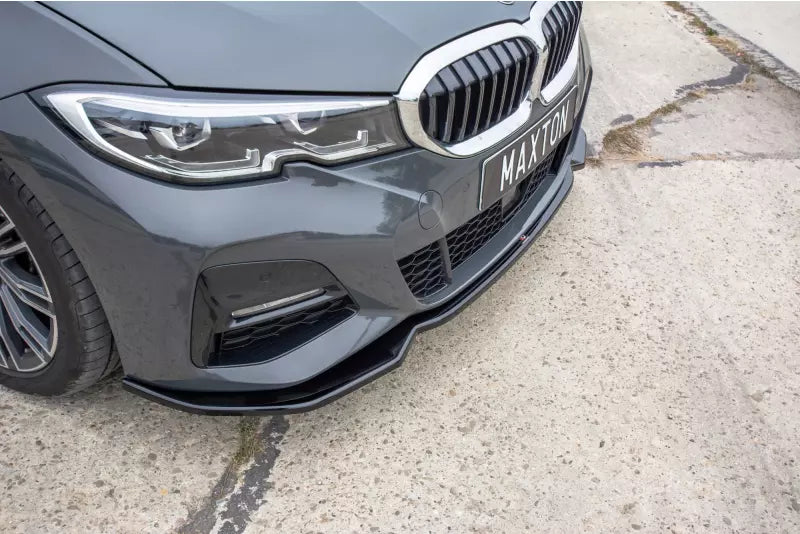 Maxton Design Frontlippe V.2 für BMW 3er G20 M Paket Hochglanz schwarz – Ansicht 2