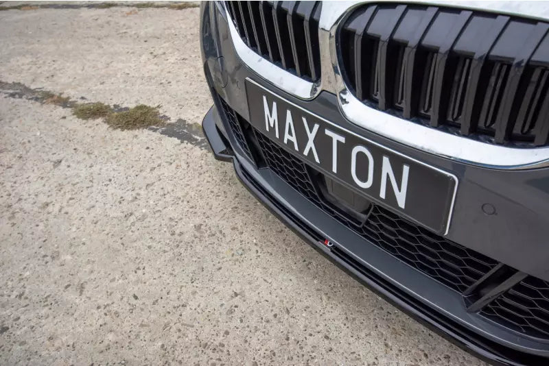 Maxton Design Frontlippe V.2 für BMW 3er G20 M Paket Hochglanz schwarz – Ansicht 3