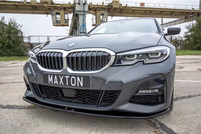 Maxton Design Frontlippe V.3 für BMW 3er G20 M Paket Hochglanz schwarz – Ansicht 1