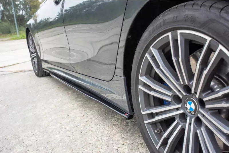 Maxton Design Seitenschweller (Paar) für BMW 3er G20 M Paket Hochglanz schwarz – Ansicht 2