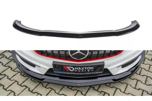 Maxton Design Frontlippe für Mercedes A45 AMG W176 Hochglanz schwarz – Ansicht 1