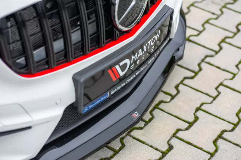 Maxton Design Frontlippe für Mercedes A45 AMG W176 Hochglanz schwarz – Ansicht 4