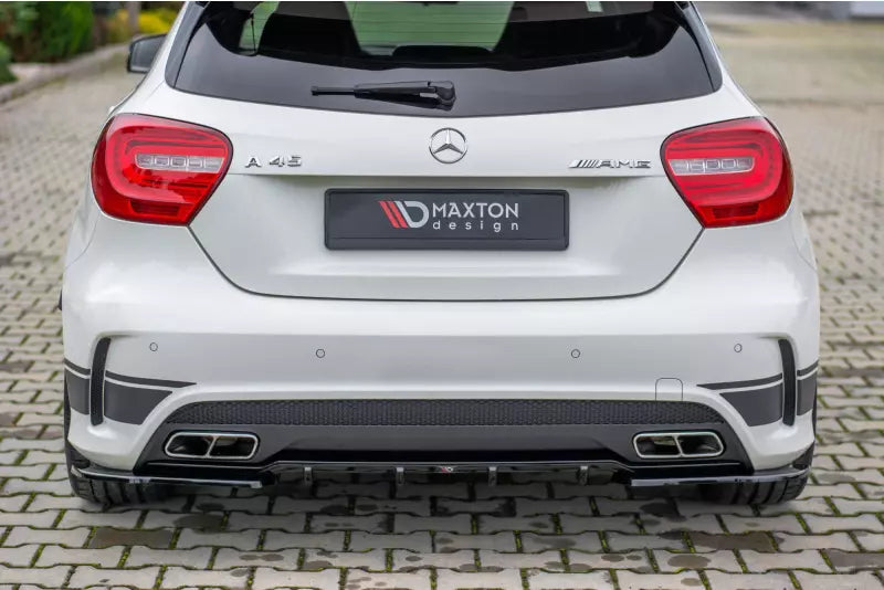 Maxton Design Diffusor Flaps für Mercedes A45 AMG W176 Hochglanz schwarz – Ansicht 2