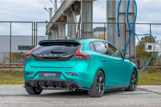 Maxton Design Heckdiffusor für Volvo V40 R-Design Hochglanz schwarz – Ansicht 1