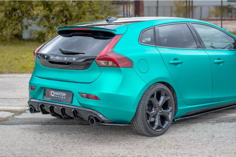 Maxton Design Diffusor Flaps für Volvo V40 R-Design Hochglanz schwarz – Ansicht 2