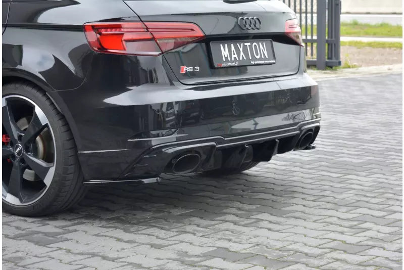 Maxton Design Diffusor Flaps V.1 für Audi RS3 8V Sportback Facelift Hochglanz schwarz – Ansicht 2