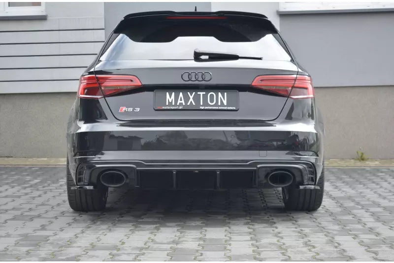 Maxton Design Heckdiffusor für Audi RS3 8V Sportback Facelift Hochglanz schwarz – Ansicht 1