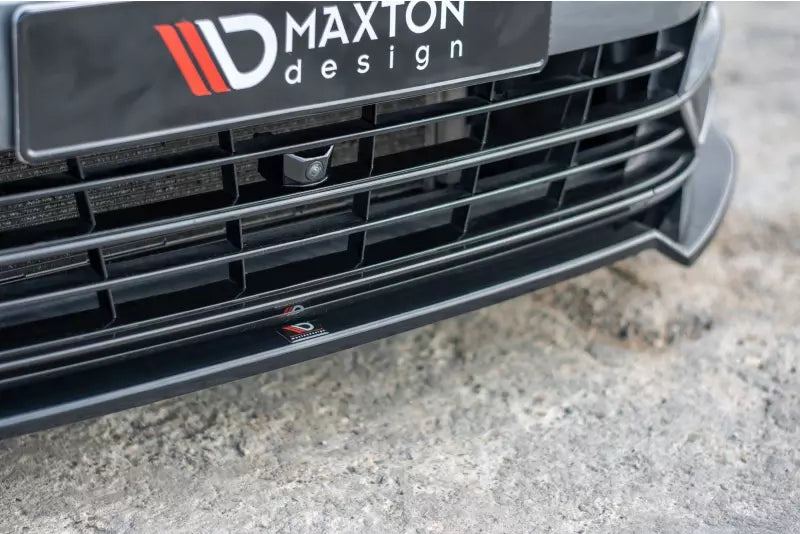 Maxton Design Frontlippe V.2 für VW Passat B8 R-Line 2015-2019 Hochglanz schwarz – Ansicht 4