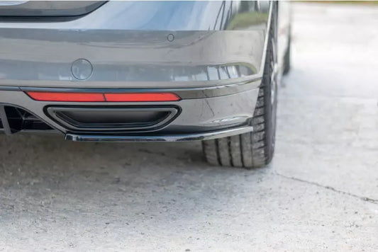 Maxton Design Diffusor Flaps für VW Passat B8 R-Line 2015-2019 Hochglanz schwarz – Ansicht 1