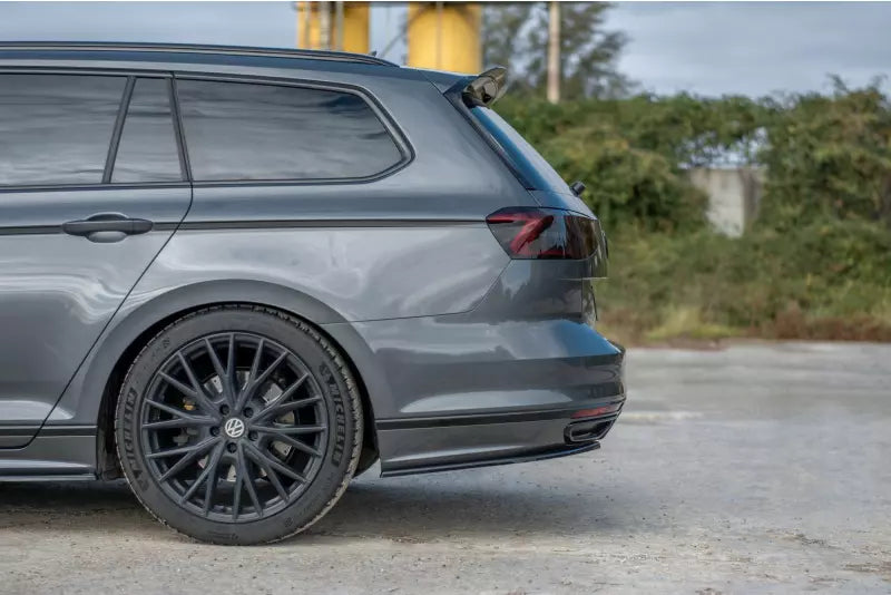 Maxton Design Diffusor Flaps für VW Passat B8 R-Line 2015-2019 Hochglanz schwarz – Ansicht 2