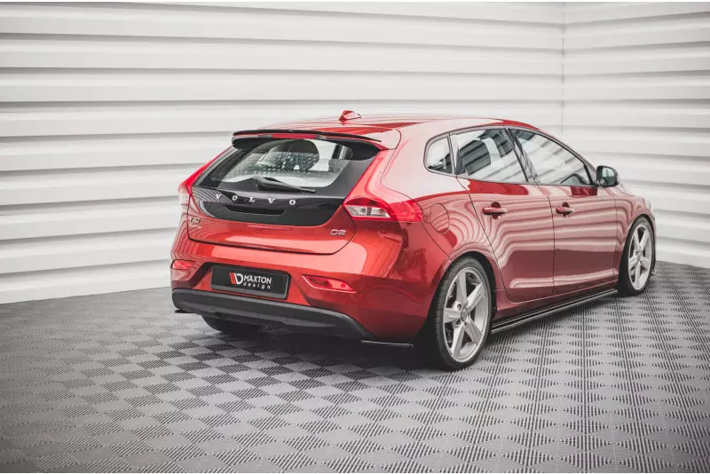 Maxton Design Diffusor Flaps für Volvo V40 Hochglanz schwarz – Ansicht 2