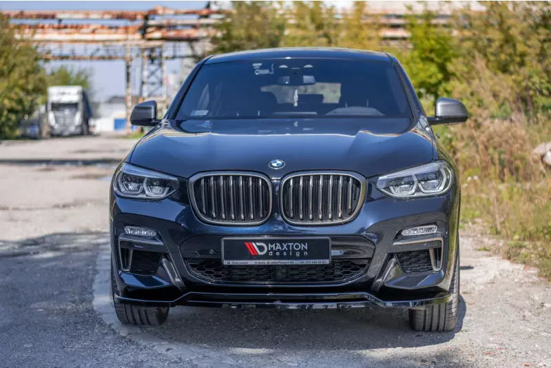 Maxton Design Frontlippe für BMW X4 G02 M-Paket Hochglanz schwarz – Ansicht 2