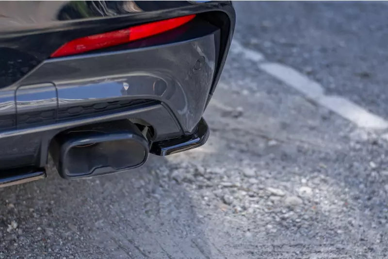 Maxton Design Diffusor Flaps für BMW X4 G02 M Paket Hochglanz schwarz – Ansicht 1