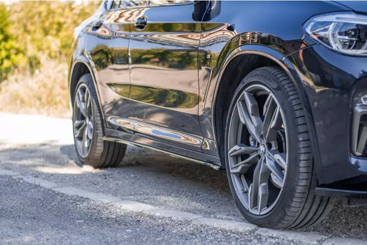 Maxton Design Seitenschweller (Paar) für BMW X4 G02 M Paket Hochglanz schwarz – Ansicht 1