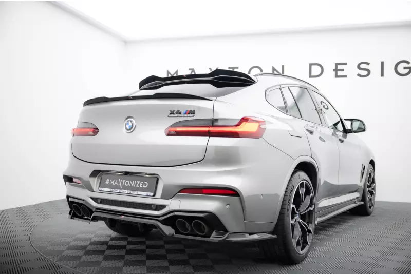 Maxton Design Heckspoiler Lippe (unten) für BMW X4 G02 M Paket Hochglanz schwarz – Ansicht 2