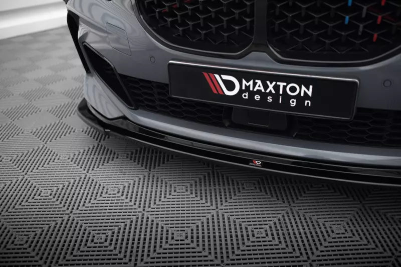 Maxton Design Frontlippe V.1 für BMW 1er F40 M Paket / M135i Hochglanz schwarz – Ansicht 3
