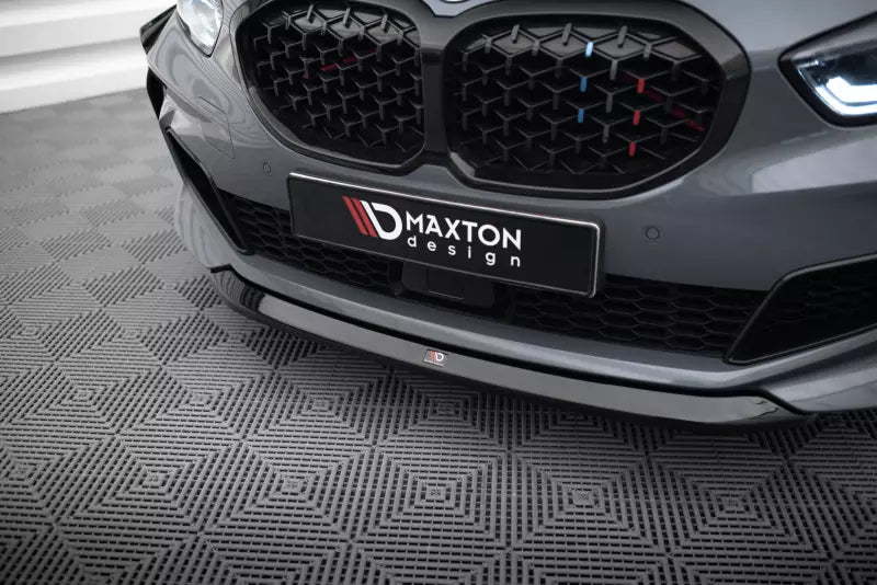 Maxton Design Frontlippe V.2 für BMW 1er F40 M Paket / M135i Hochglanz schwarz – Ansicht 3