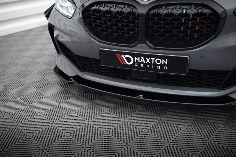 Maxton Design Frontlippe V.3 für BMW 1er F40 M Paket / M135i Hochglanz schwarz – Ansicht 3
