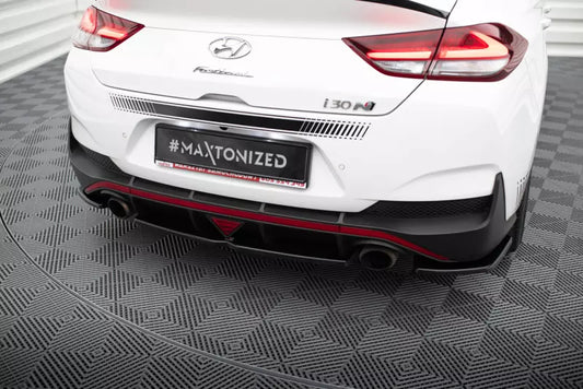 Maxton Design Heckdiffusor DTL Look für Hyundai I30 N Mk3 Fastback Hochglanz schwarz – Ansicht 1