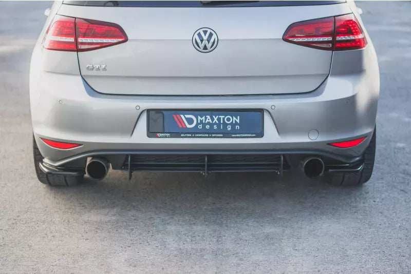 Maxton Design Diffusor Flaps V.2 für VW Golf 7 GTI / GTD Hochglanz schwarz – Ansicht 2