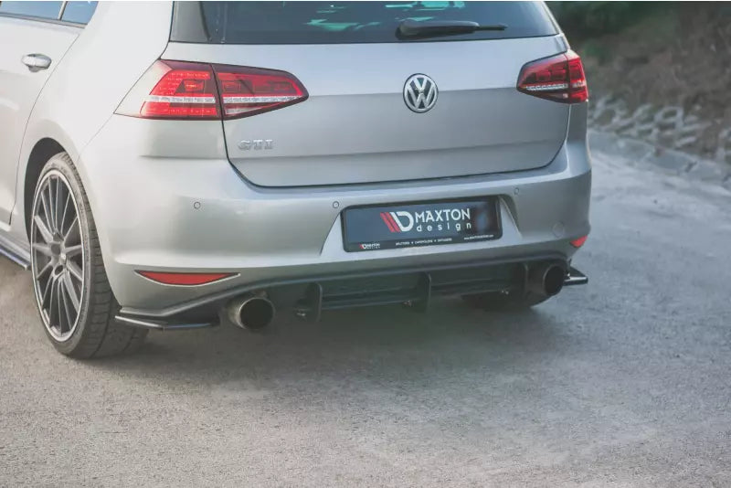 Maxton Design Diffusor Flaps V.2 für VW Golf 7 GTI / GTD Hochglanz schwarz – Ansicht 3