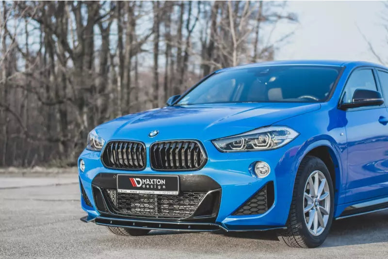 Maxton Design Frontlippe für BMW X2 F39 M-Paket Hochglanz schwarz – Ansicht 1