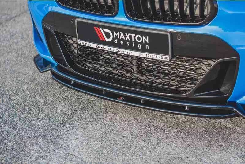 Maxton Design Frontlippe für BMW X2 F39 M-Paket Hochglanz schwarz – Ansicht 2