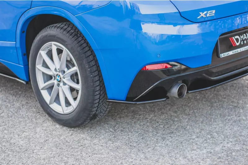 Maxton Design Diffusor Flaps für BMW X2 F39 M Paket Hochglanz schwarz – Ansicht 1