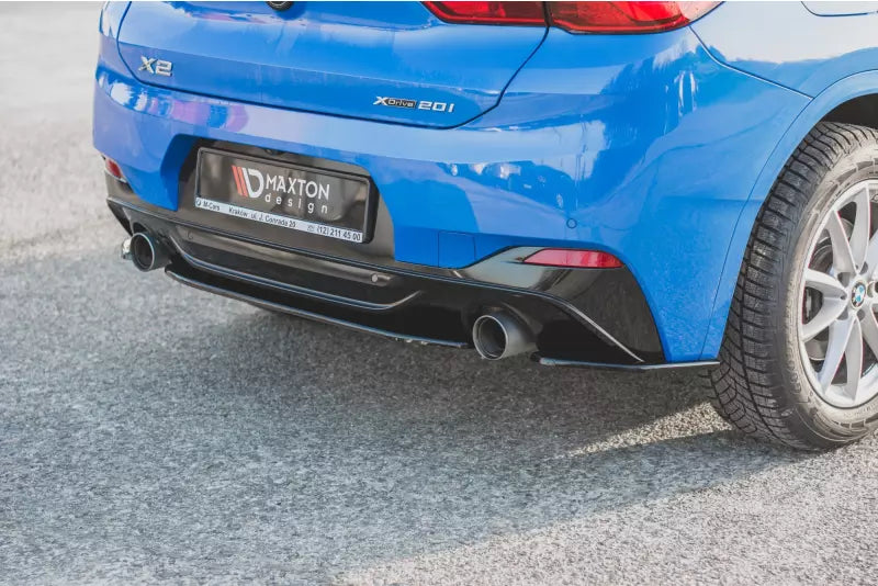 Maxton Design Heckdiffusor für BMW X2 F39 M Paket Hochglanz schwarz – Ansicht 4