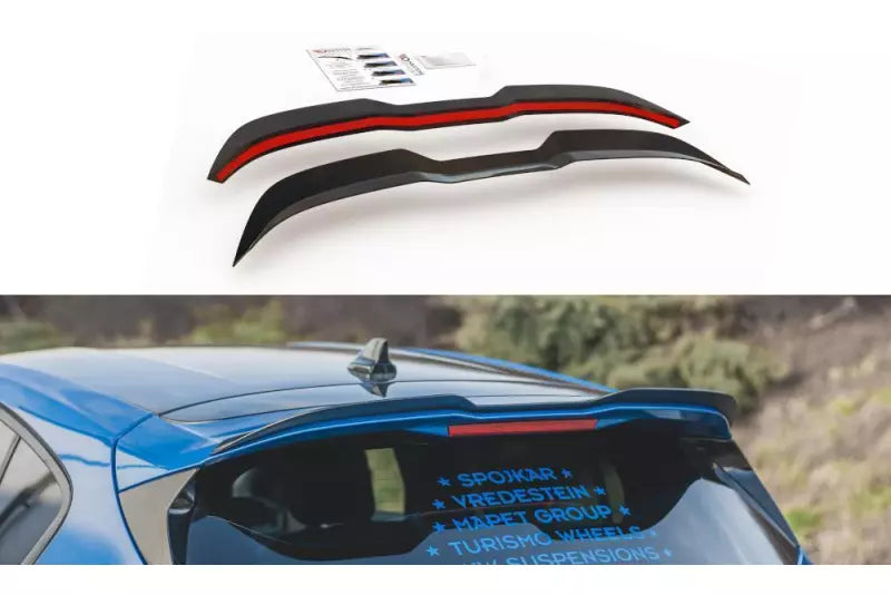 Maxton Design Heckspoiler Lippe V.2 für Ford Focus ST Mk4 Hochglanz schwarz – Ansicht 1