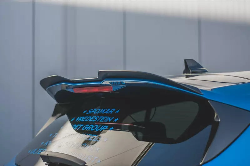 Maxton Design Heckspoiler Lippe V.2 für Ford Focus ST Mk4 Hochglanz schwarz – Ansicht 4