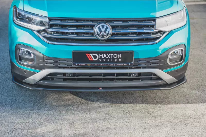 Maxton Design Frontlippe für VW T-Cross Hochglanz schwarz – Ansicht 1
