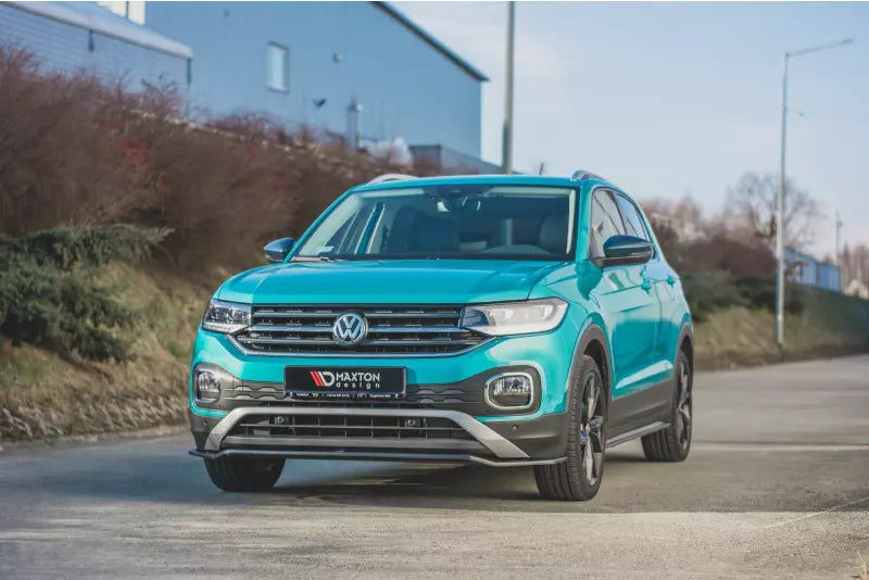 Maxton Design Seitenschweller (Paar) für VW T-Cross Hochglanz schwarz – Ansicht 2