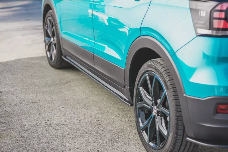 Maxton Design Seitenschweller (Paar) für VW T-Cross Hochglanz schwarz – Ansicht 3