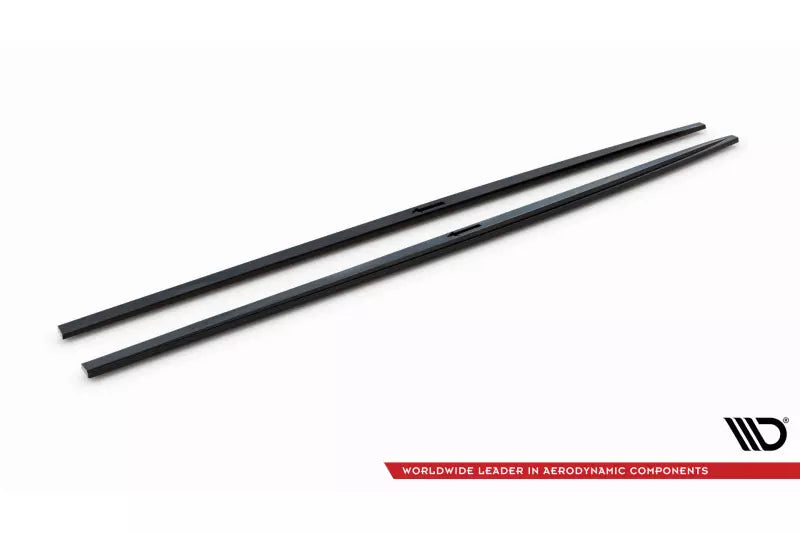 Maxton Design Seitenschweller (Paar) für Audi A7 C8 S-Line Hochglanz schwarz – Ansicht 4