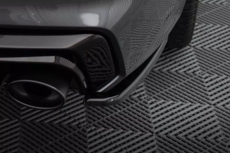 Maxton Design Diffusor Flaps für Audi A7 C8 S-Line Hochglanz schwarz – Ansicht 1