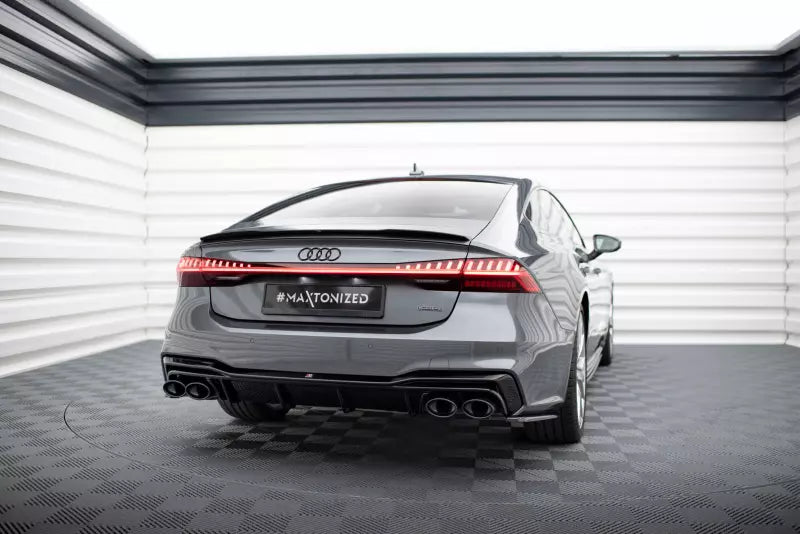 Maxton Design Heckdiffusor für Audi A7 C8 S-Line Hochglanz schwarz – Ansicht 2