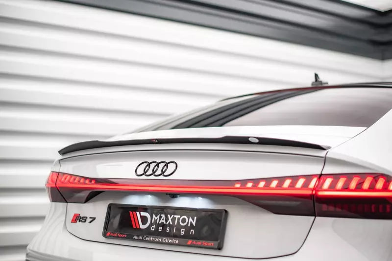 Maxton Design Heckspoiler Lippe für Audi A7 / A7-Sline / S7 / RS7 C8 Hochglanz schwarz – Ansicht 1