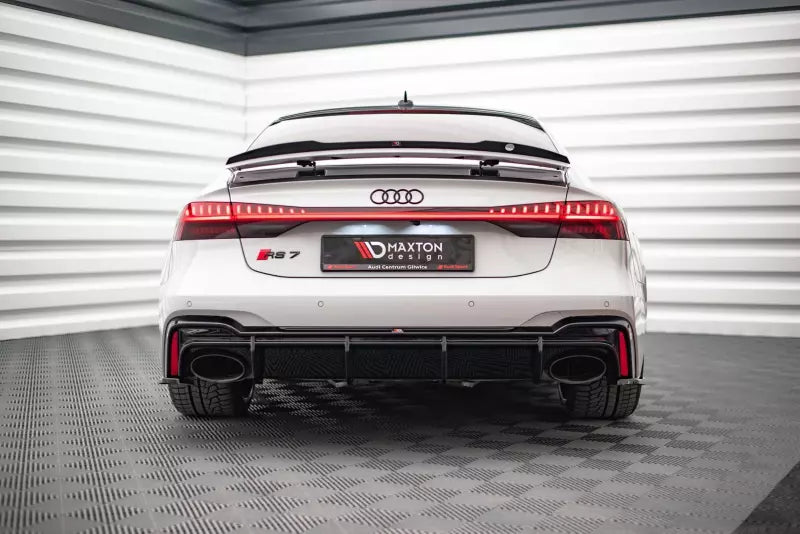 Maxton Design Heckspoiler Lippe für Audi A7 / A7-Sline / S7 / RS7 C8 Hochglanz schwarz – Ansicht 3