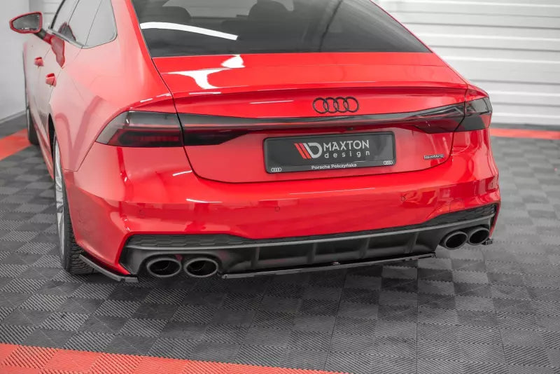 Maxton Design Heckdiffusor V.2 für Audi A7 C8 S-Line Hochglanz schwarz – Ansicht 1