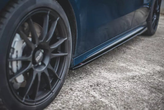Maxton Design Seitenschweller (Paar) für Mercedes A35 AMG W177 Hochglanz schwarz – Ansicht 1